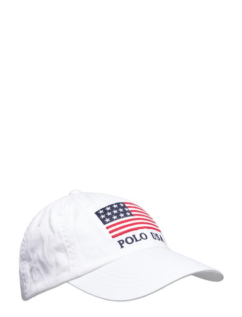 Flag Chino Ball Cap Polo Ralph Lauren White