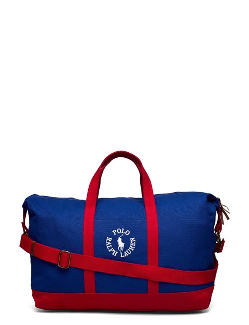 Logo-Embroidered Canvas Duffel Polo Ralph Lauren Blue