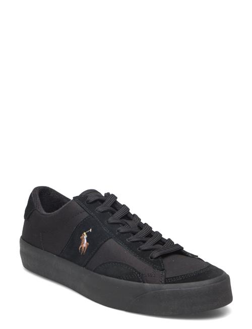 Sayer Canvas & Suede Sneaker Polo Ralph Lauren Black