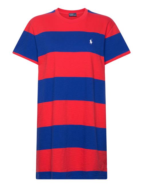 Striped Jersey Tee Dress Polo Ralph Lauren Red