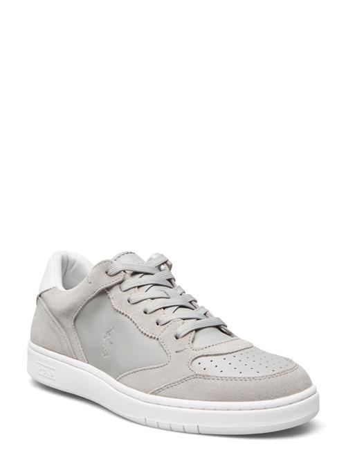 Court Leather-Suede Sneaker Polo Ralph Lauren Grey