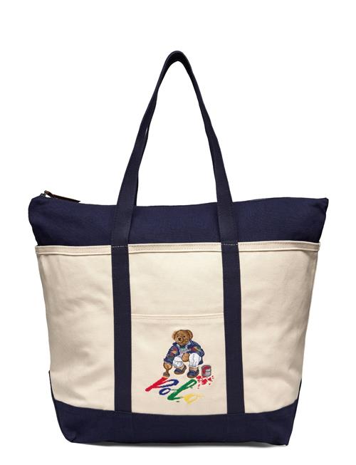 Polo Bear Canvas Tote Polo Ralph Lauren Cream