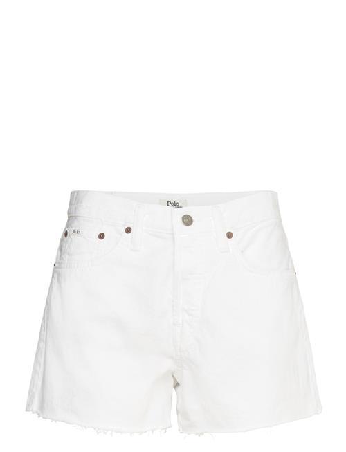 Cutoff Denim Short Polo Ralph Lauren White