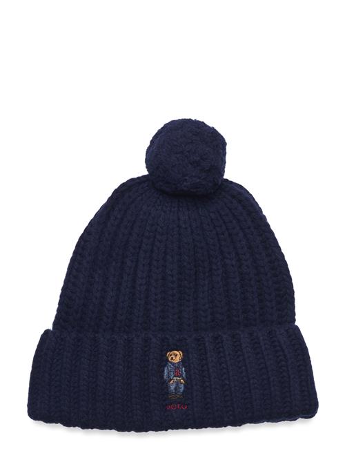 Polo Bear Rib Pom-Pom Beanie Hat Polo Ralph Lauren Navy