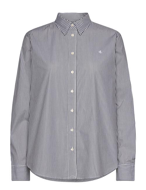 Striped Easy Care Cotton Shirt Lauren Ralph Lauren Black