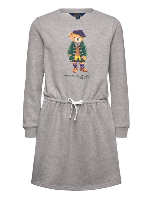 Polo Bear Fleece Dress Ralph Lauren Kids Grey