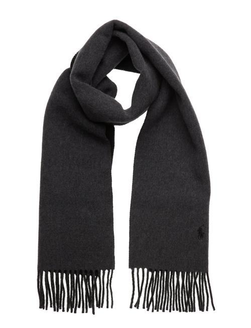 Fringe-Trim Wool Scarf Polo Ralph Lauren Black