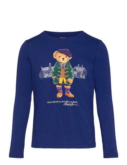 Polo Bear Cotton Jersey Long-Sleeve Tee Ralph Lauren Kids Navy