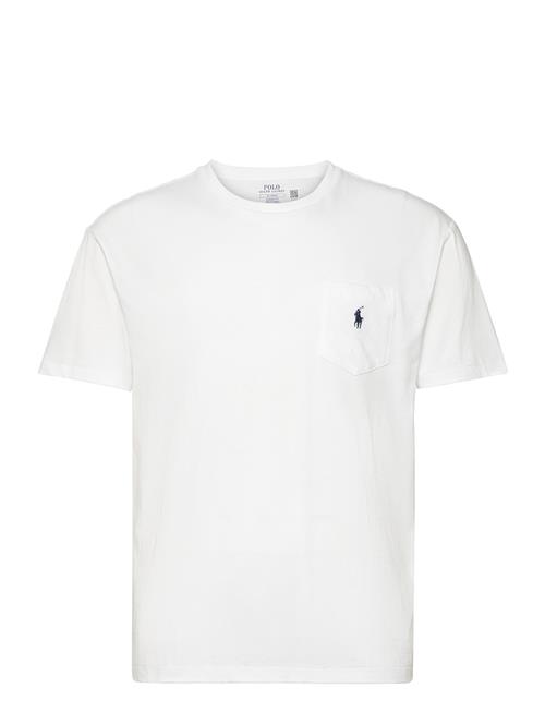 Classic Fit Jersey Pocket T-Shirt Polo Ralph Lauren White