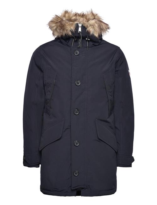 Faux-Fur-Trim Down Hooded Coat Polo Ralph Lauren Navy