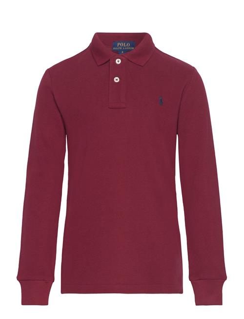 Basic Mesh-Ls Kc-Tp-Knt Ralph Lauren Kids Red