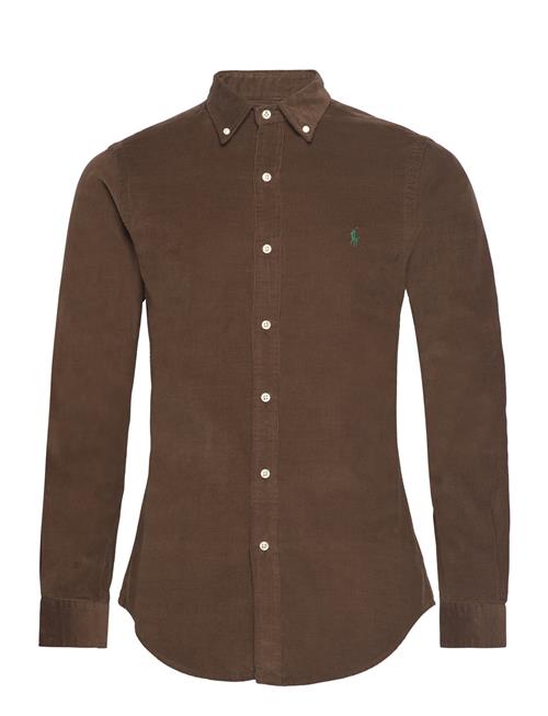 Slim Fit Corduroy Shirt Polo Ralph Lauren Brown