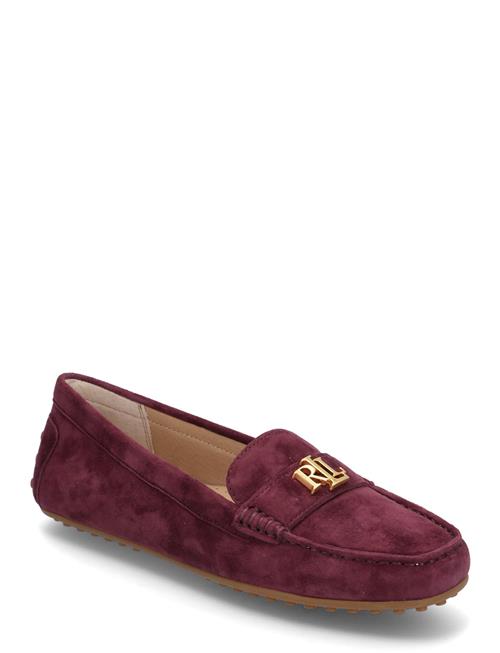 Barnsbury Suede Loafer Lauren Ralph Lauren Burgundy