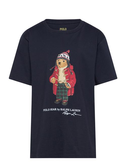 Polo Bear Cotton Jersey Tee Ralph Lauren Kids Navy