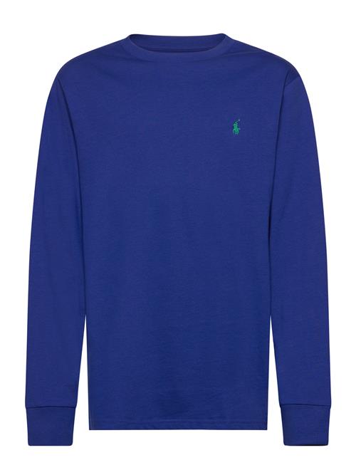 Cotton Jersey Long-Sleeve Tee Ralph Lauren Kids Blue