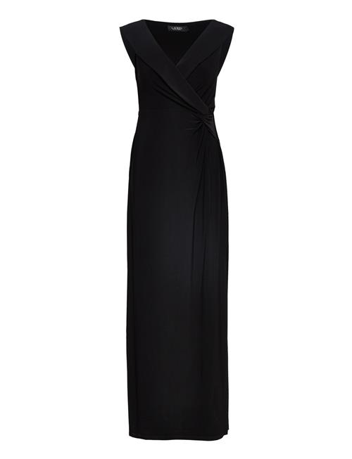 Jersey Off-The-Shoulder Gown Lauren Ralph Lauren Black