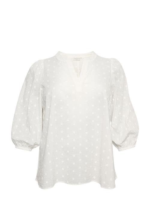 Kcjolana Blouse Kaffe Curve White