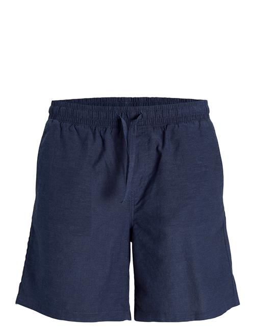 Jack & Jones Jpstjaiden Jjsummer Linen Blend Sh Jnr Jack & J S Navy