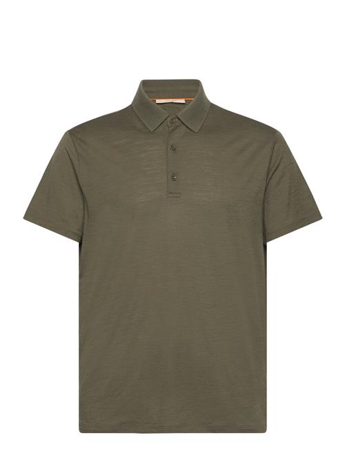 Men Merino 150 Tech Lite Ss Polo Icebreaker Khaki