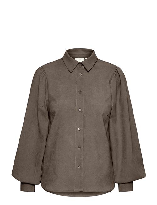 Se Kahermine Shirt Kaffe Brown ved Booztlet