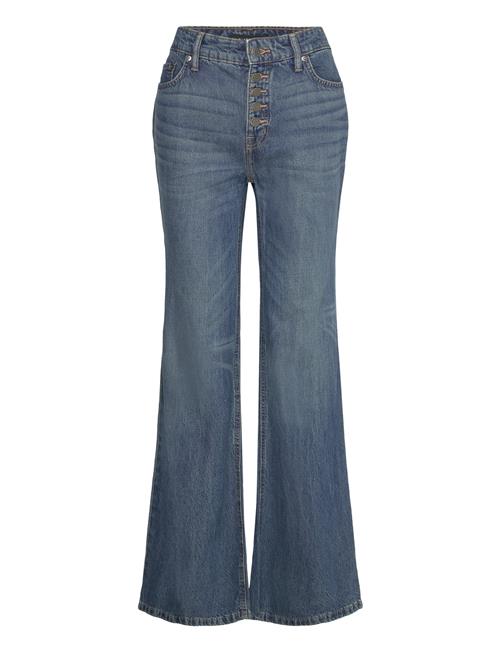 High-Rise Flare Jean Lauren Ralph Lauren Blue