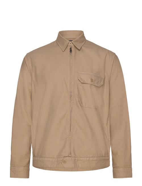 Garment-Dyed Oxford Overshirt Polo Ralph Lauren Beige