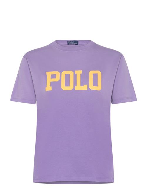 Logo Cotton Jersey Tee Polo Ralph Lauren Purple