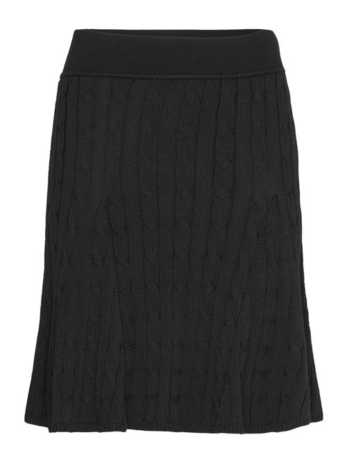 Cable-Knit A-Line Skirt Polo Ralph Lauren Black