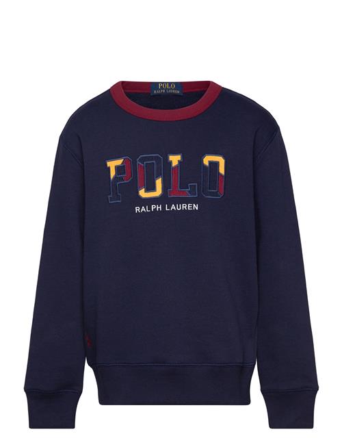 Corduroy-Logo Fleece Sweatshirt Ralph Lauren Kids Navy