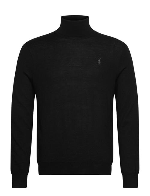 Washable Wool Turtleneck Sweater Polo Ralph Lauren Black