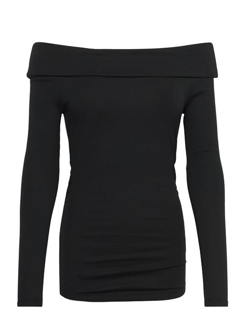 Cotton-Blend Off-The-Shoulder Top Lauren Ralph Lauren Black