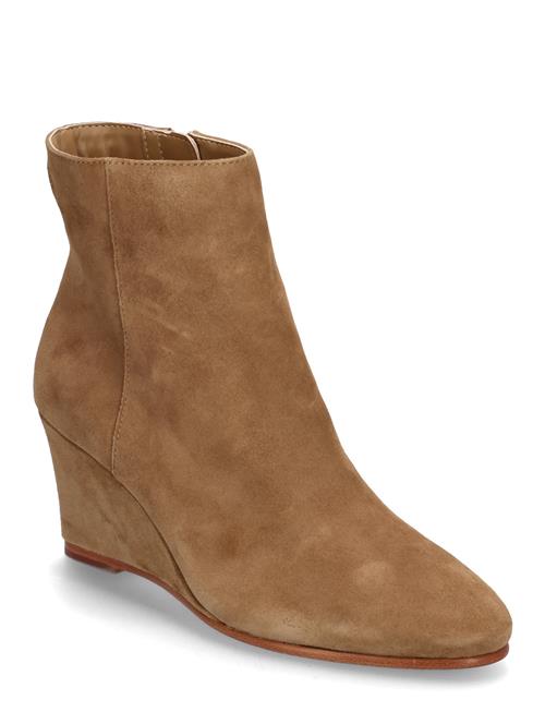 Sherry Suede Bootie Lauren Ralph Lauren Beige