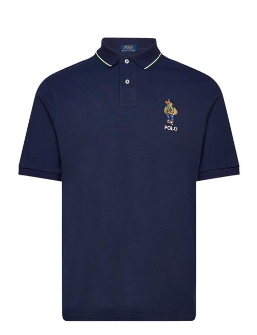 Classic Fit Polo Bear Mesh Polo Shirt Polo Ralph Lauren Navy