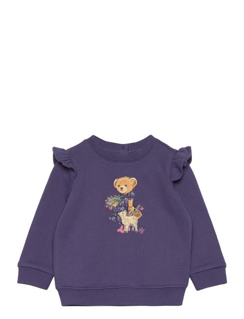 Polo Bear Ruffled Fleece Sweatshirt Ralph Lauren Baby Navy