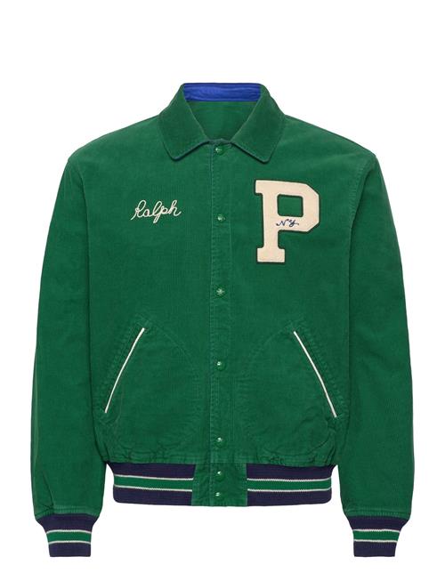 Reversible Letterman Jacket Polo Ralph Lauren Green