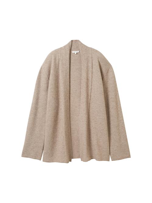 TOM TAILOR Cardigan  beige-meleret