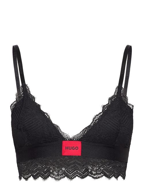 Triangle Padded Lace HUGO Black