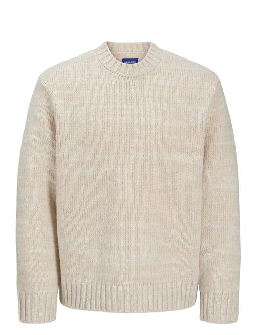 Jack & Jones Jorwinter Space Dye Knit Styd Aw24 Jack & J S Beige