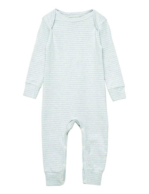 Striped Long Sleeved Romper W. Lapneck Copenhagen Colors Blue