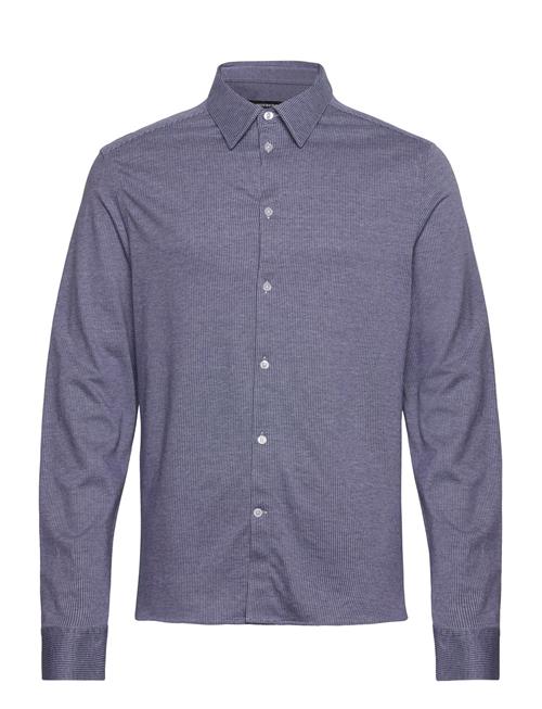 Marlon Ls Jersey Slim Shirt J. Lindeberg Blue