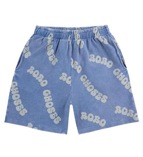 Bobo Choses Shorts - Rib - Wavy - Blå