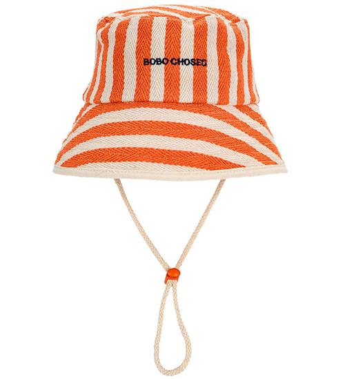 Bobo Choses Bøllehat - Striped - Orange