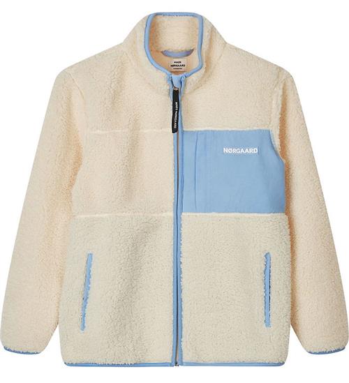 Mads Nørgaard Fleecejakke - Teddy Fleece Jeffo Jacket - Vanilla