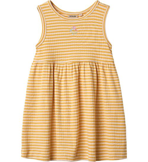 Wheat Kjole - Martha - Yellow Rib Stripe