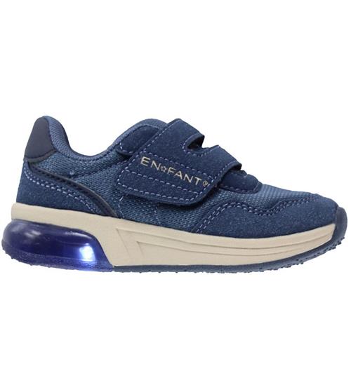 En Fant Sneakers - Velcro w. Light - Vintage Indigo