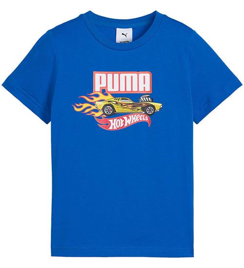 Puma x Hot Wheels T-shirt - Team Royal m. Print