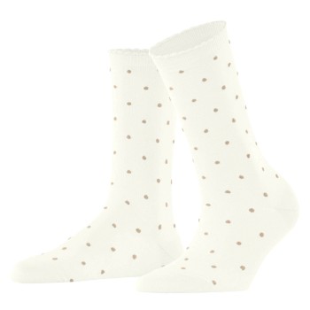 Falke KGaA Falke Strømper Women Spike Dot Socks Benhvid bomuld Str 39/42 Dame