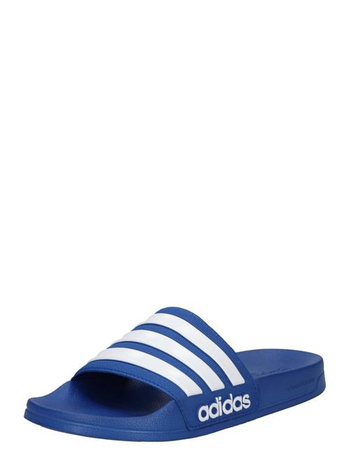 ADIDAS ORIGINALS Pantoletter 'Adilette'  blå / hvid