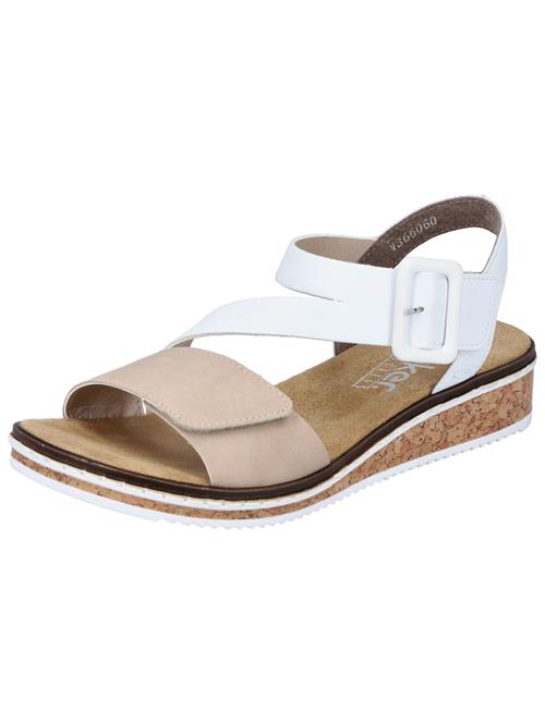 Rieker Sandaler med rem  nude / hvid