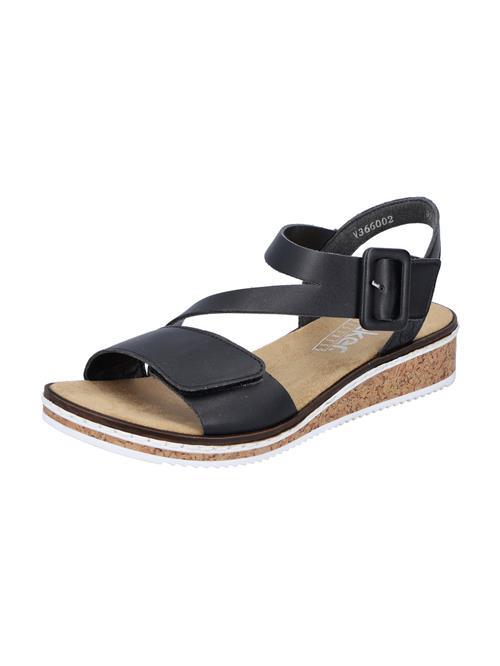 Rieker Sandaler med rem  sort